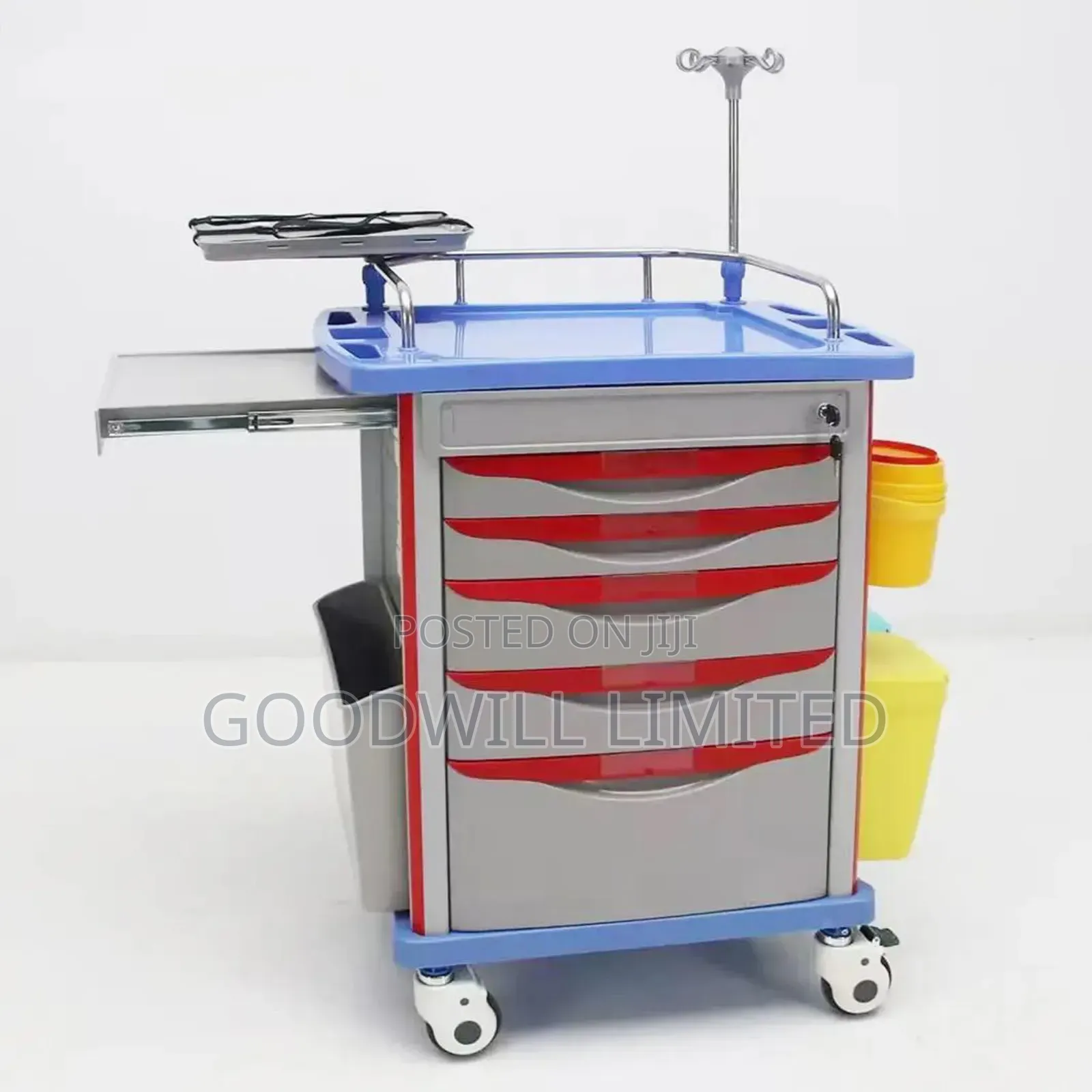 Abs Plastic Emmergecy Trolley/Crash Cart