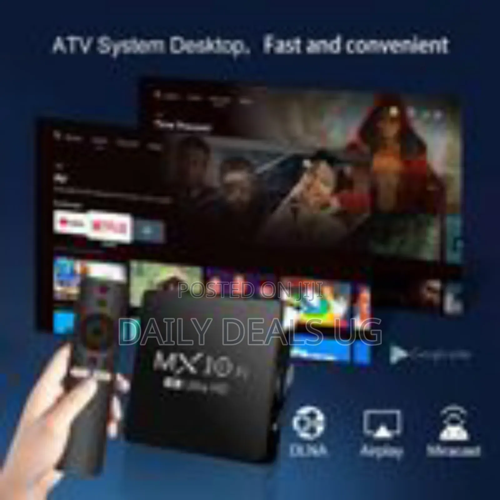 Topleo Android Smart Tv Box Decoder Mx10 F1 4k60 Hdmi 5g Setop Box