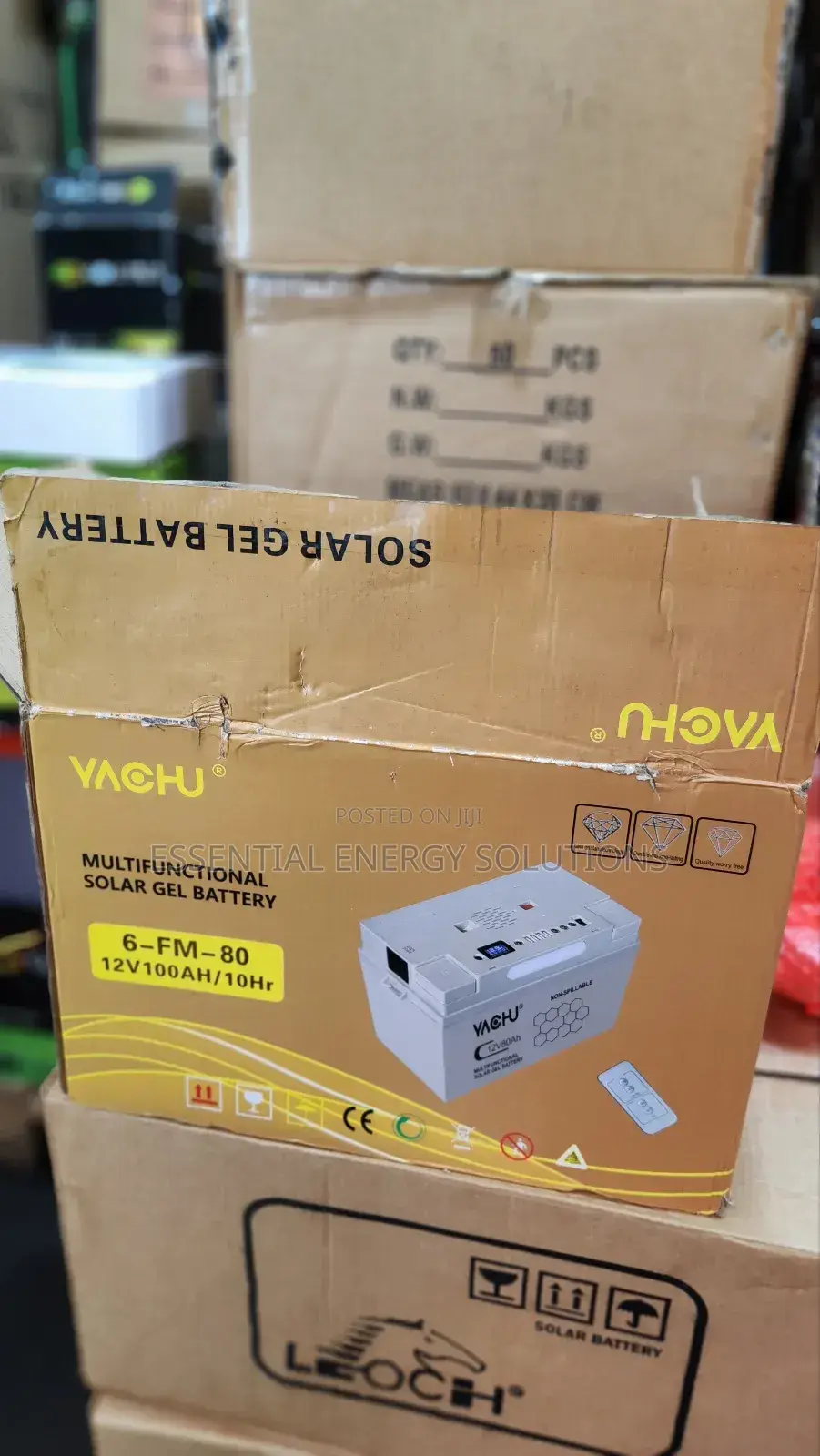 100ah 12v Multifunctional Solar Gell Battery