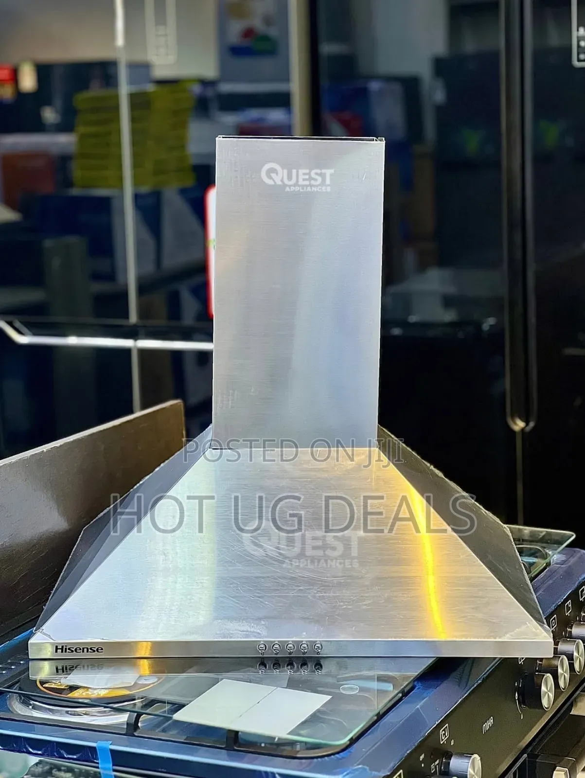 Hisense 60x 60cm Stainless Steel Chimney  Extractor Hood