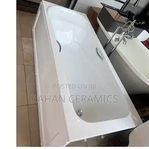 Bathtub With Pannel and Handles.