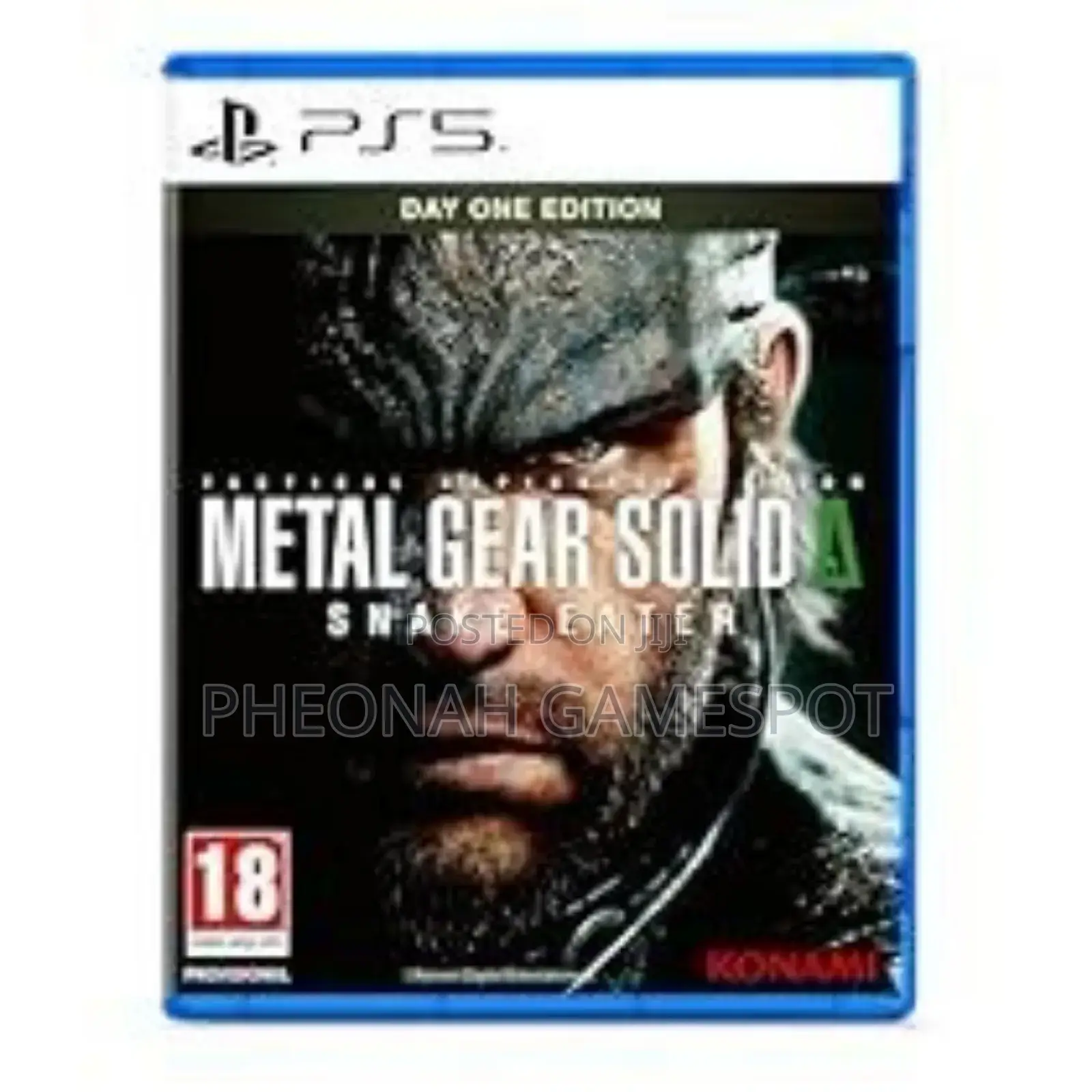 Metal Gear Solid Snake Eater For Ps5