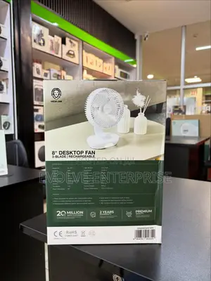 Green Lion Desktop Fan Rechargeable