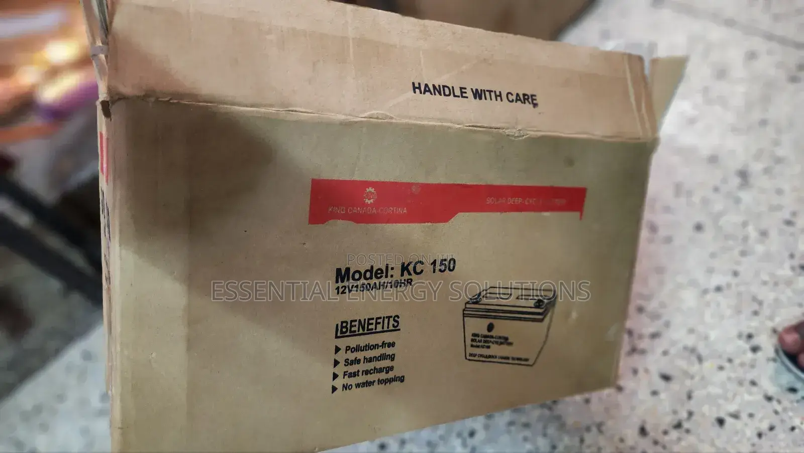 150ah 12v King Canada Gell Battery