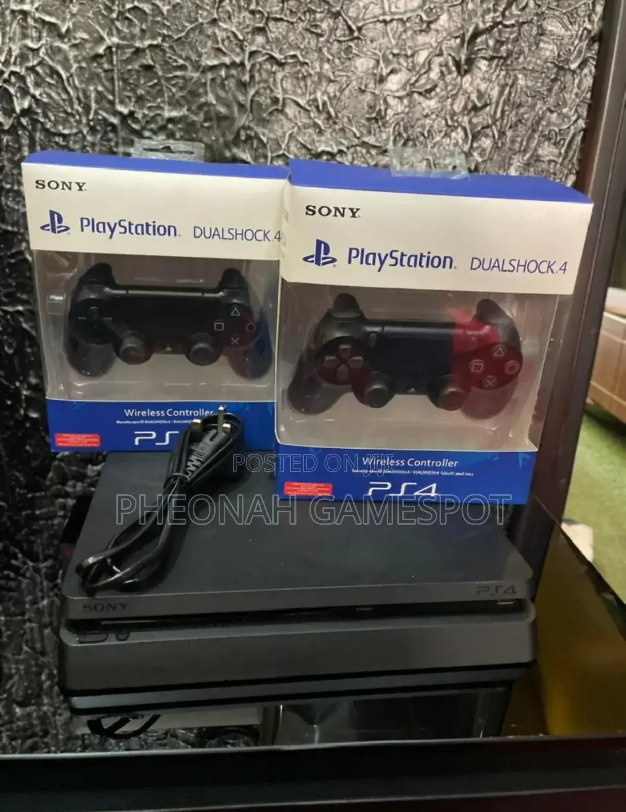Chipped Playstation 4 Slim Firmware Version 12.52. Comes With 12 Games