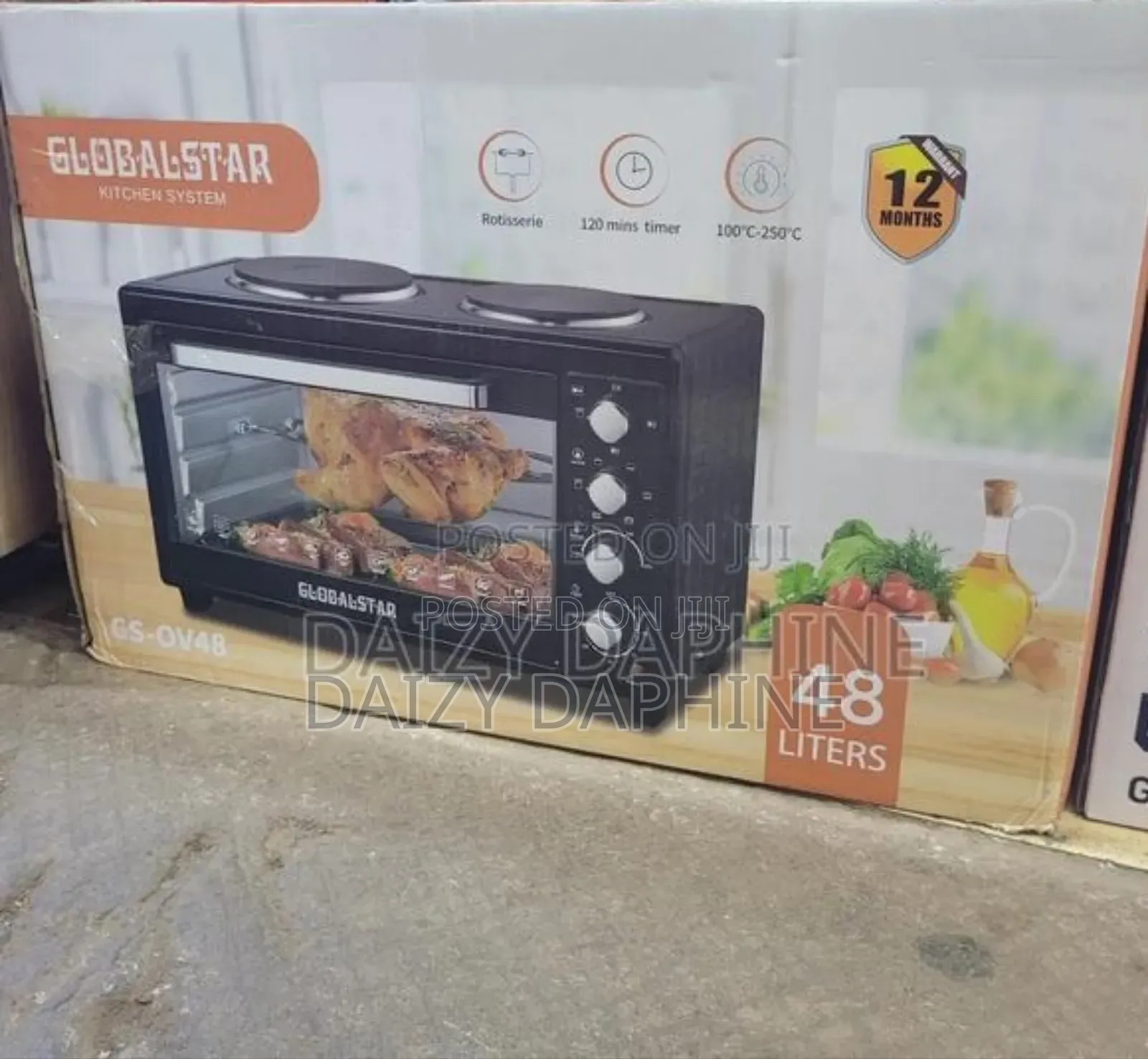 48l Microwave Oven With Double Hot Plate