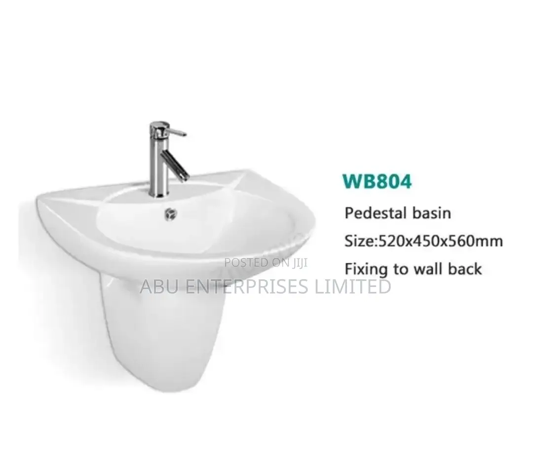 Wash Hand Basin With Half Pedal
