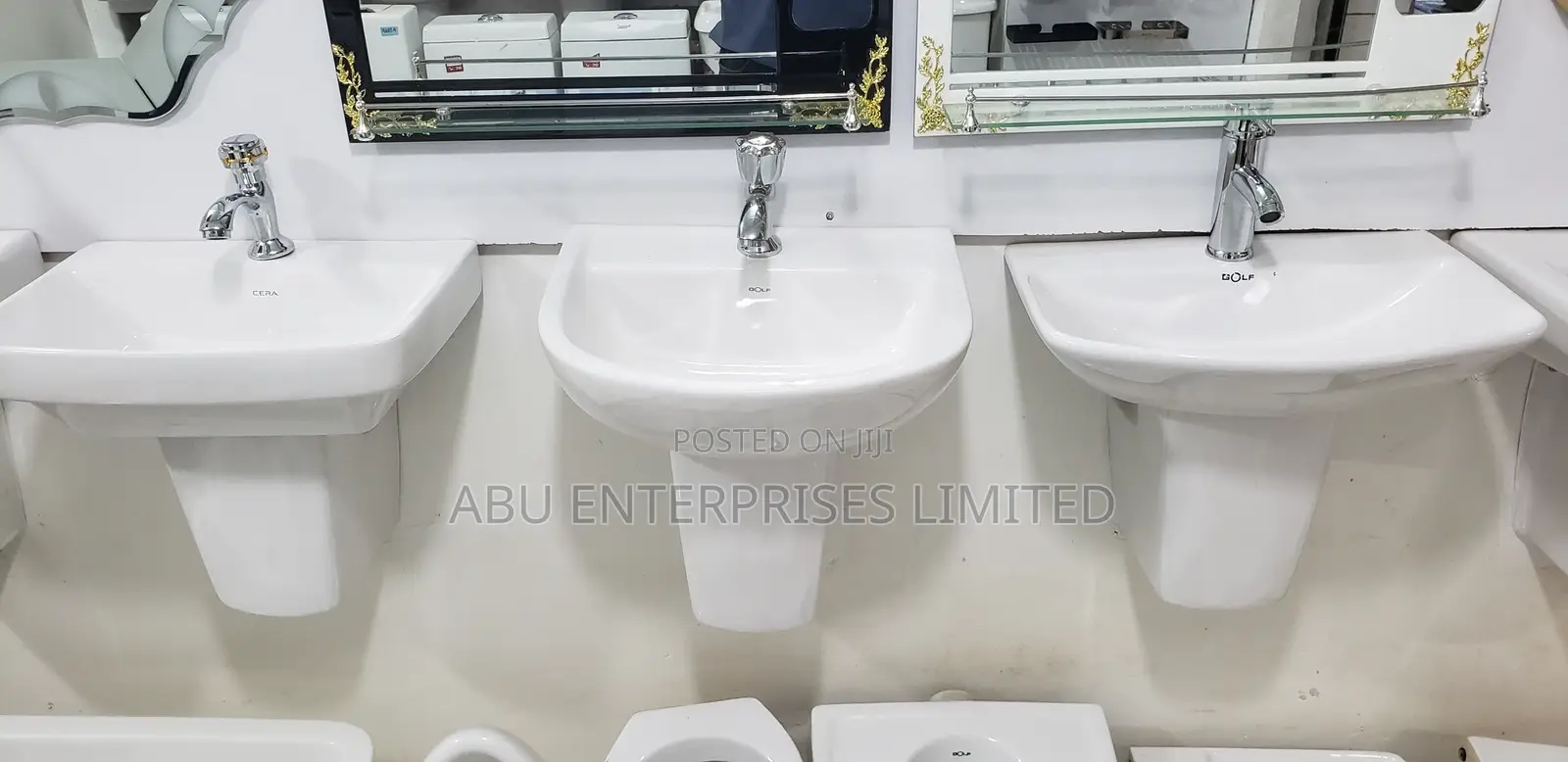 Wash Hand Basin With Half Pedal