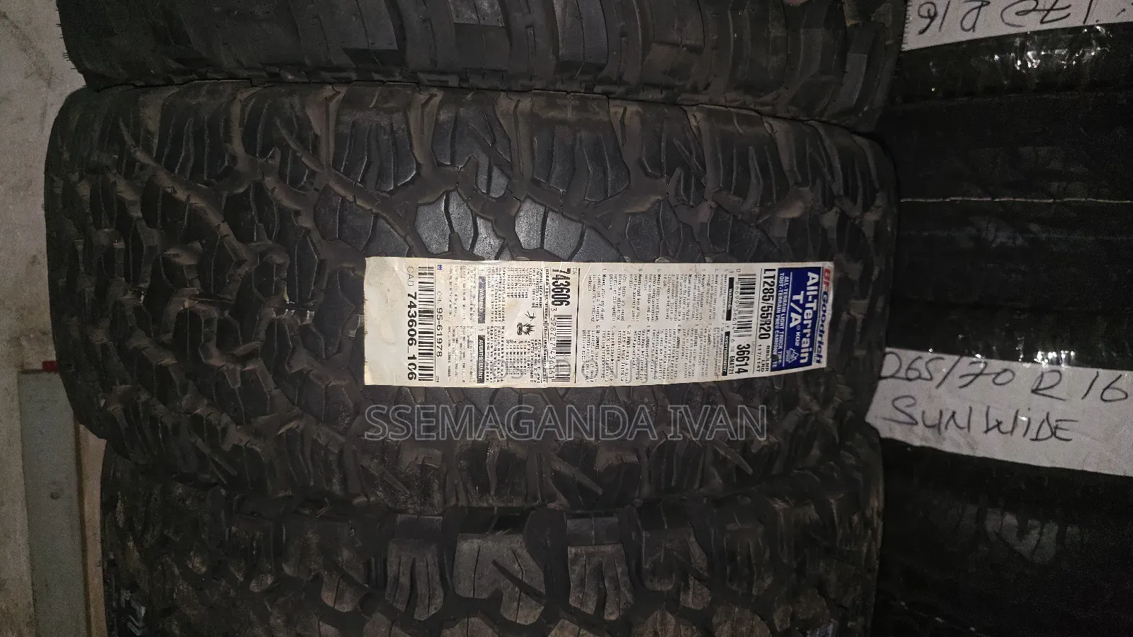 285/55r20 Bf Goodrich Brand New Tyres