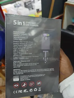 5 in 1 Starlight Car Charger/ Diffuser Car Charger