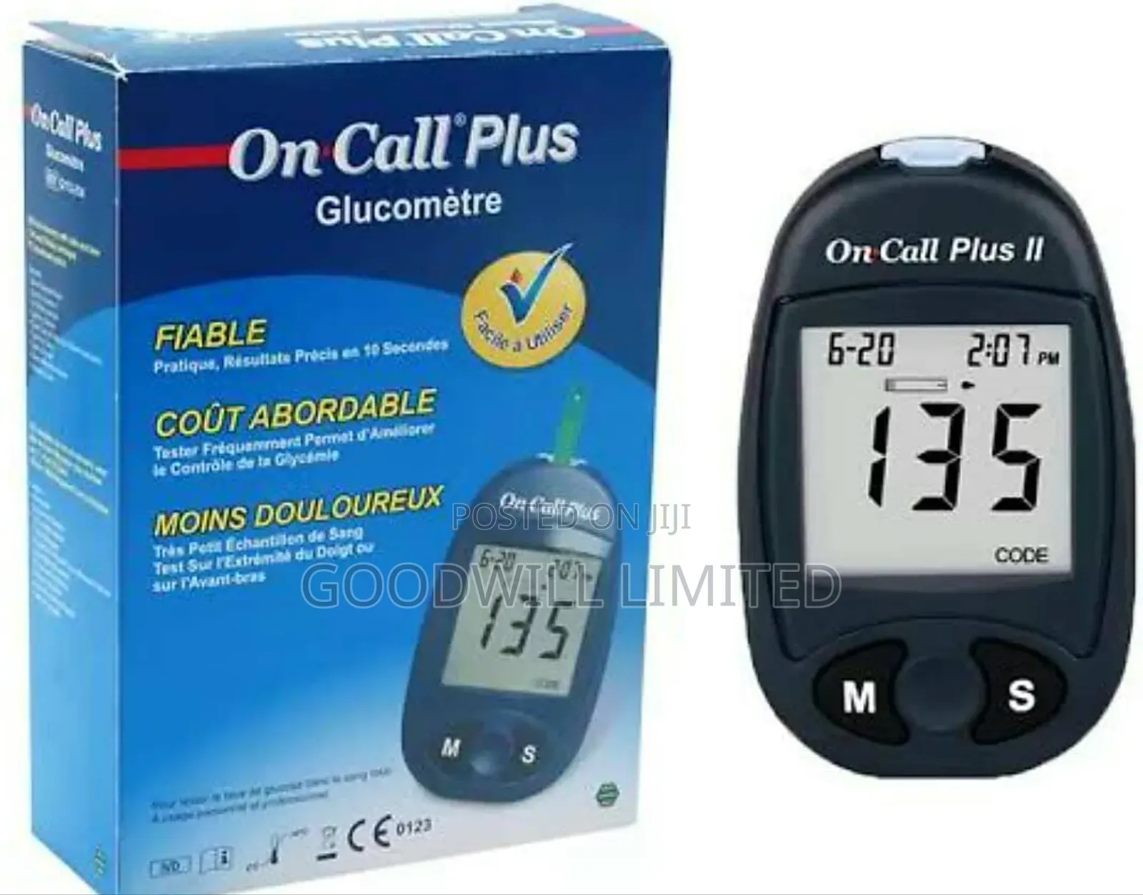 On-Call Glucometer Machine With Strips