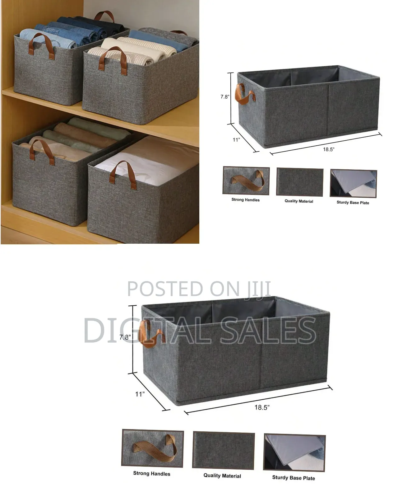 High Quality Affordable Portable Clothes Storage Box