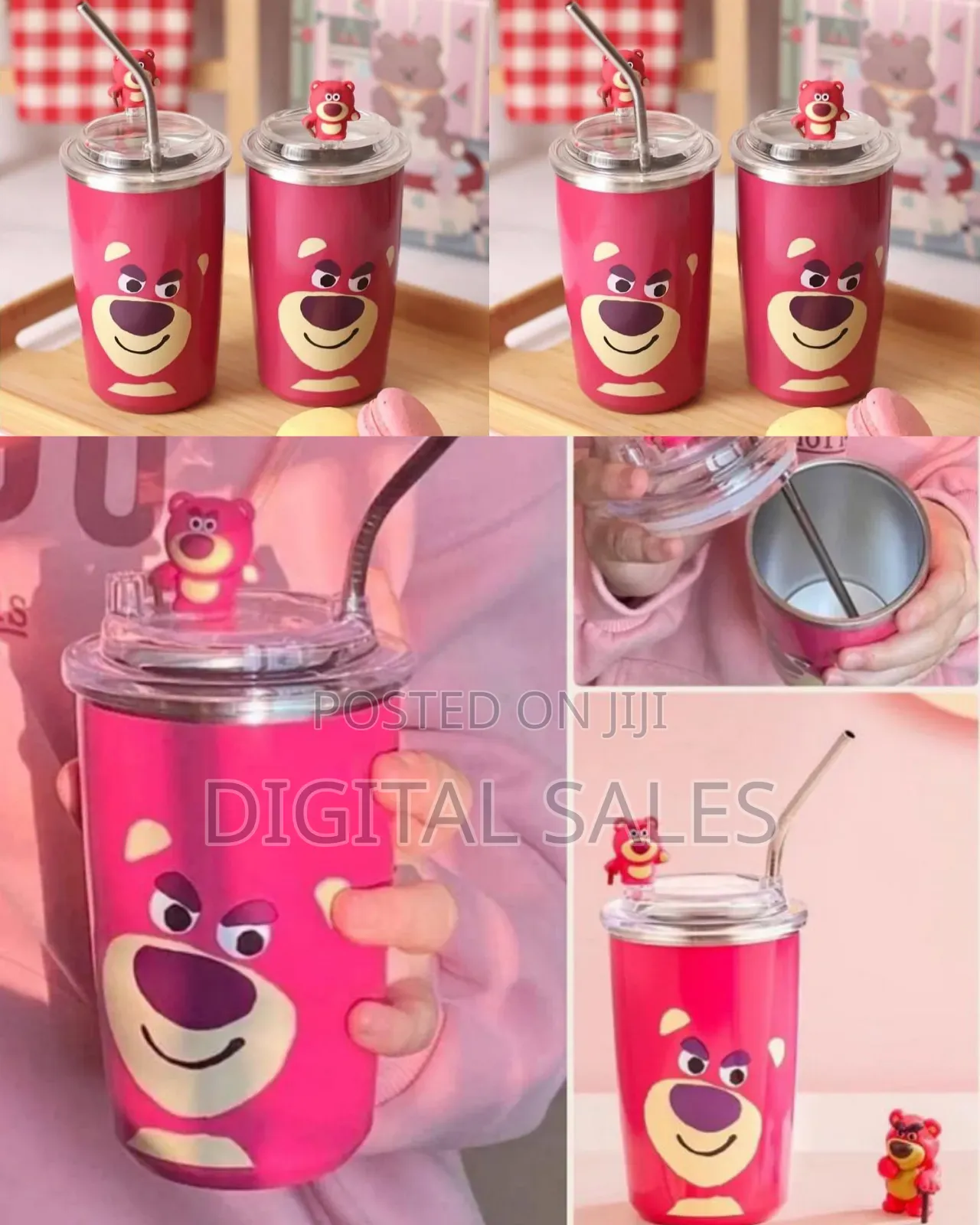 Kids Themed Tumbler( With a Steel Straw)