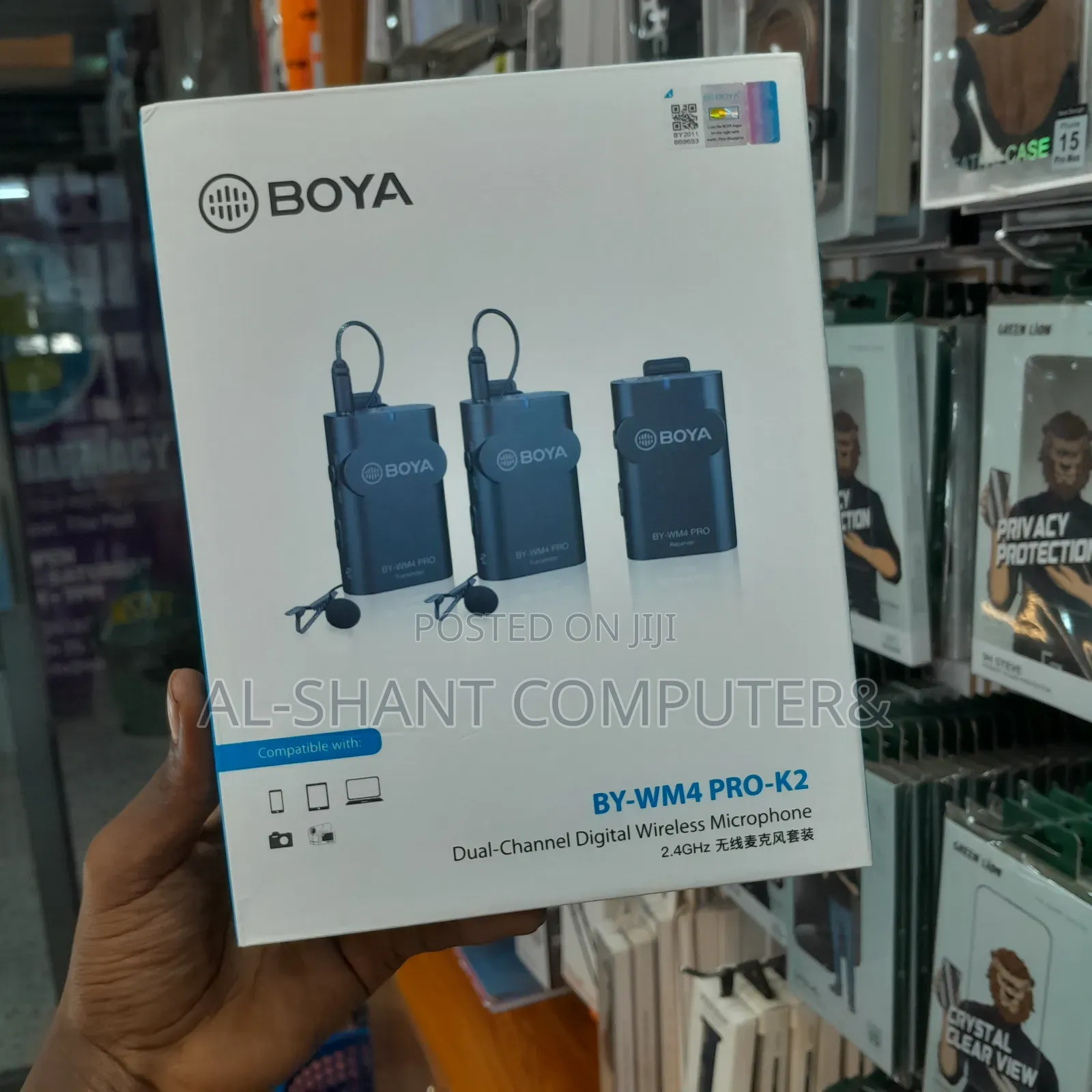 Boya By-wm4 Pro K2 Dual Channel Wireless Microphone
