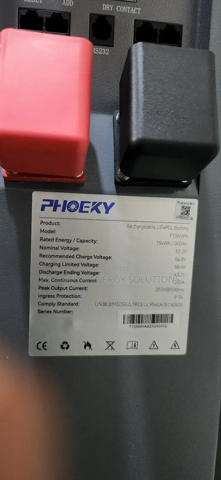 15kw 48v 300ah Solar Lithium Ion Phosphate Battery