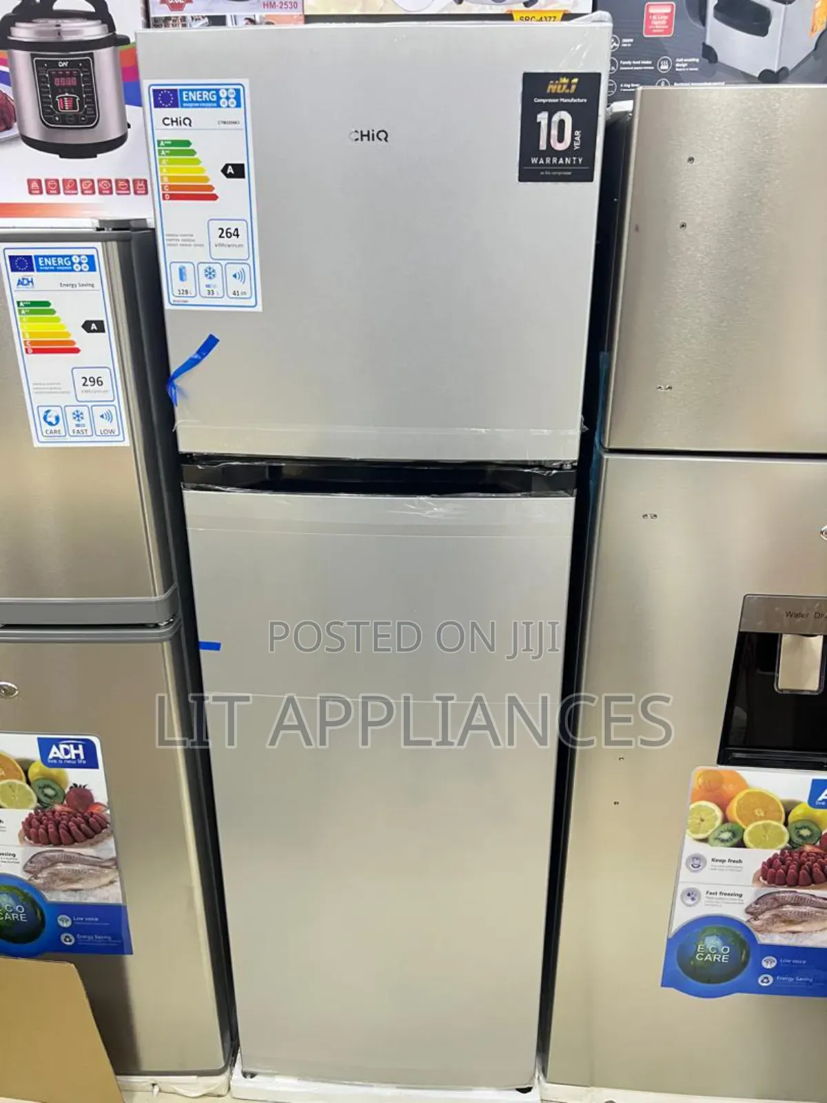 Chiq Fridge 220l Silver