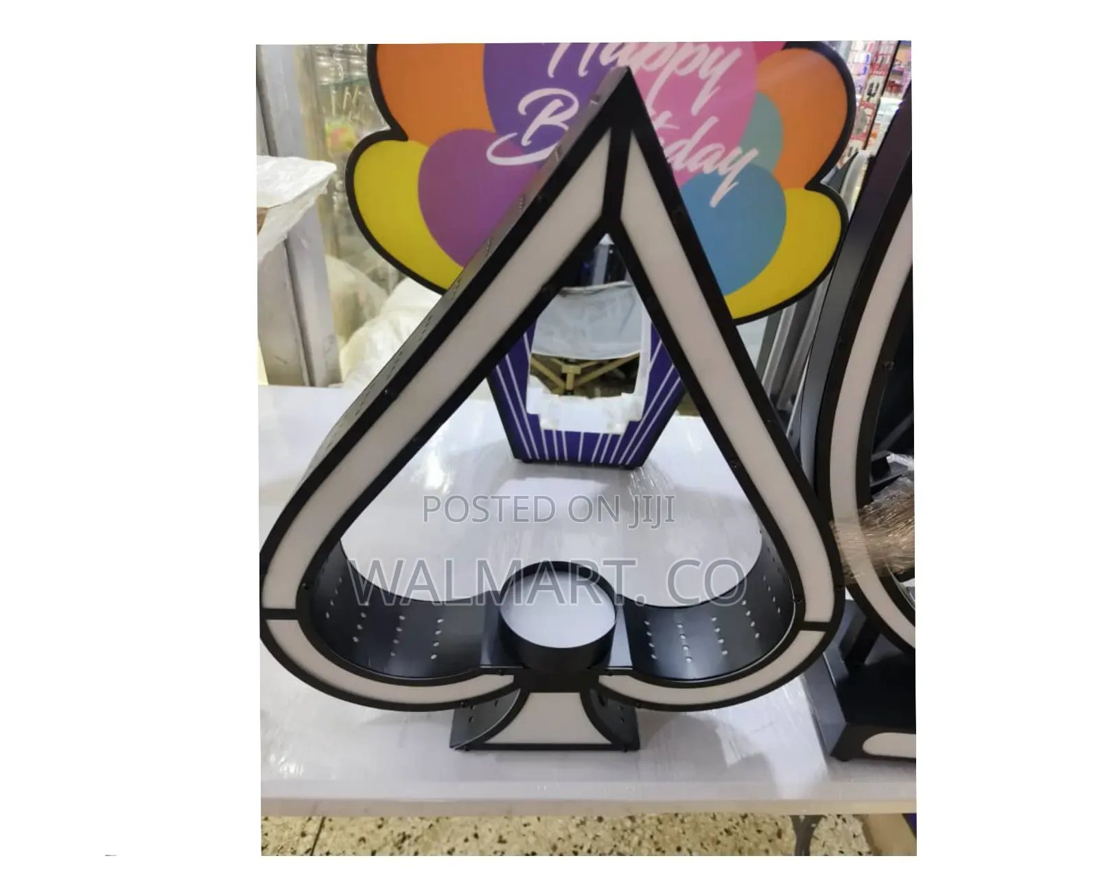 Ace of Spades Led Bar Wine Bottle Holder