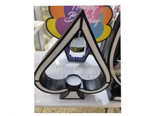 Ace of Spades Led Bar Wine Bottle Holder