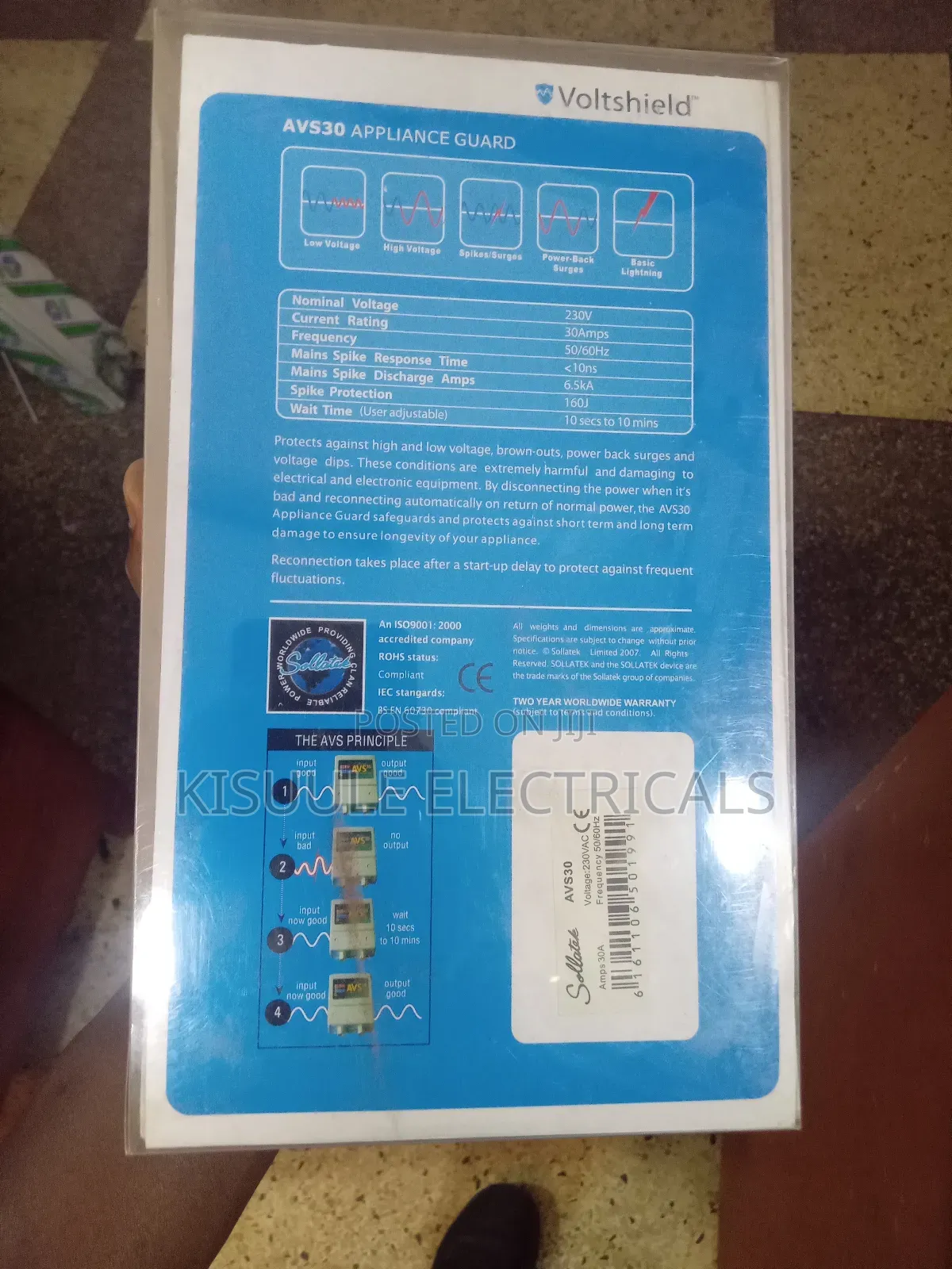 30a Sollatek Automatic Voltage Regulator (Avs)