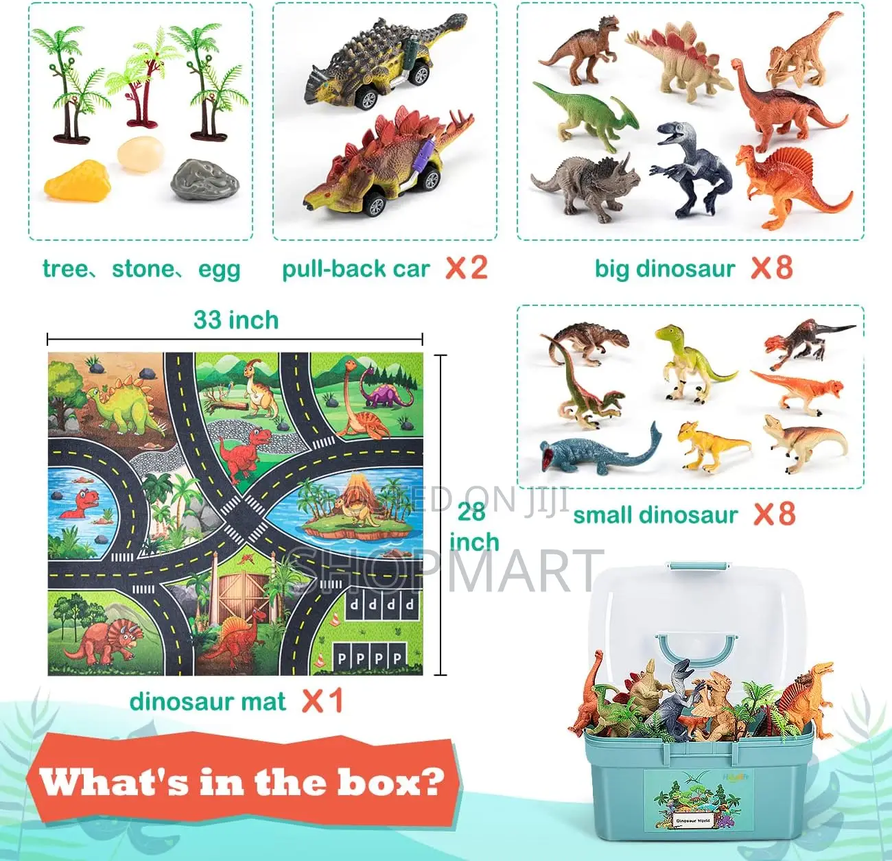Hahagift Kids Brand New Dinosaur World Set