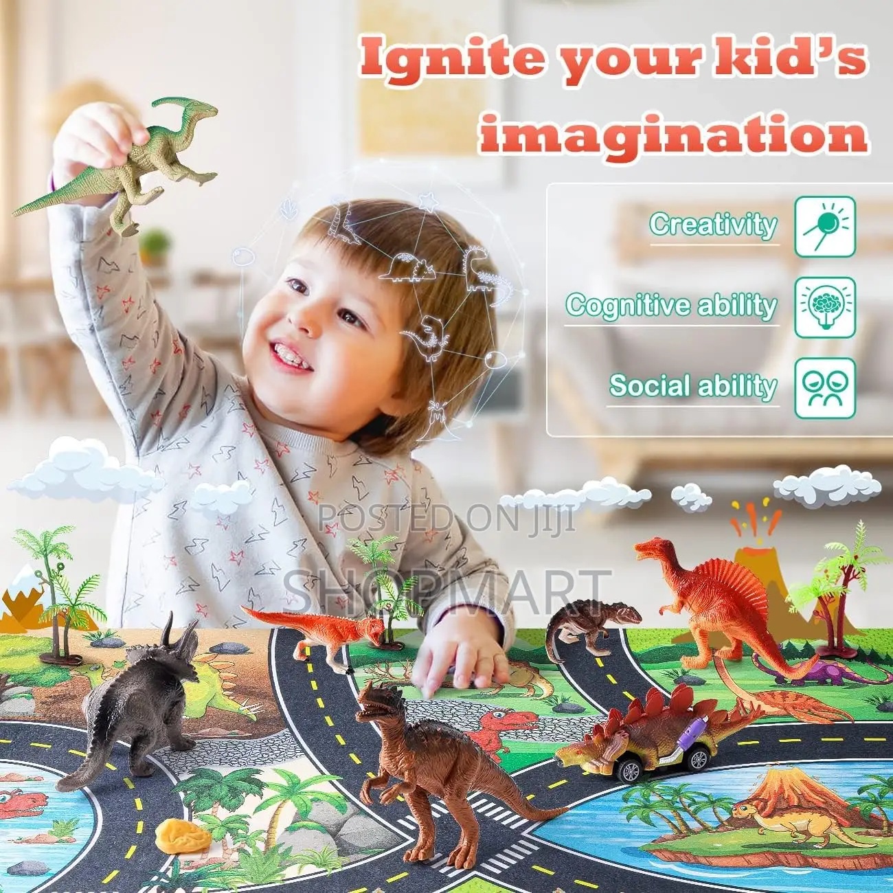 Hahagift Kids Brand New Dinosaur World Set