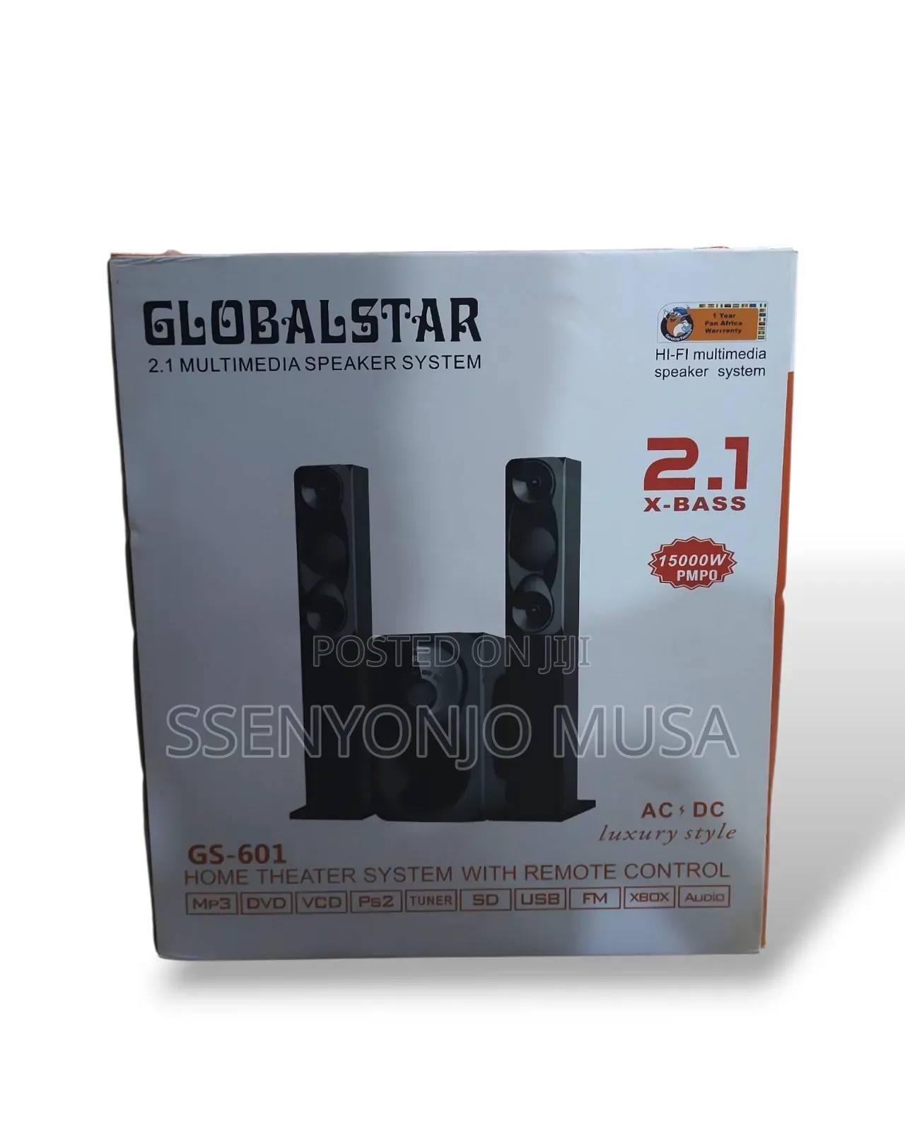 Globalstar 2.1 Multimedia Speaker System - Gs-601, 60w