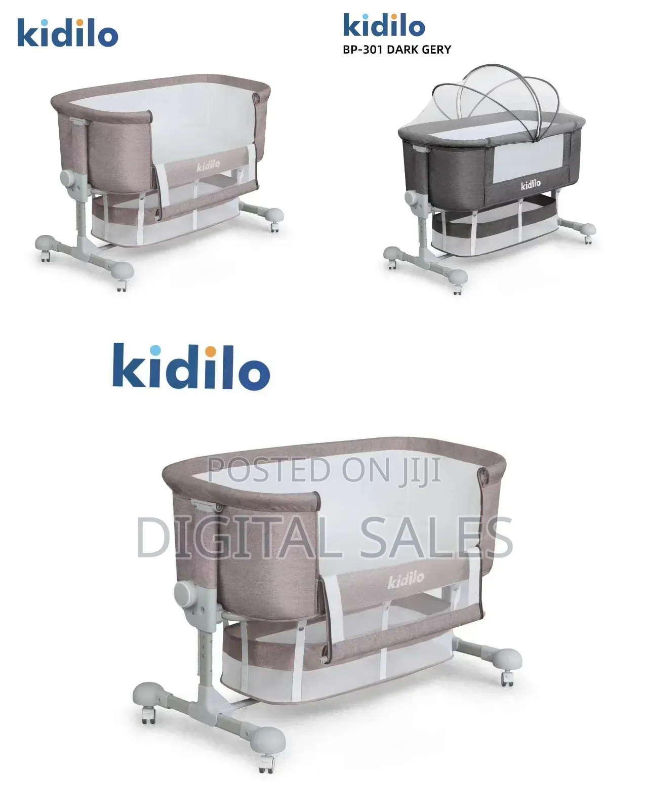 Kidilo T-703m Baby Cradle Bed