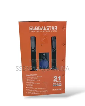 Globalstar 2.1ch Multimedia Speaker System - Led Light-