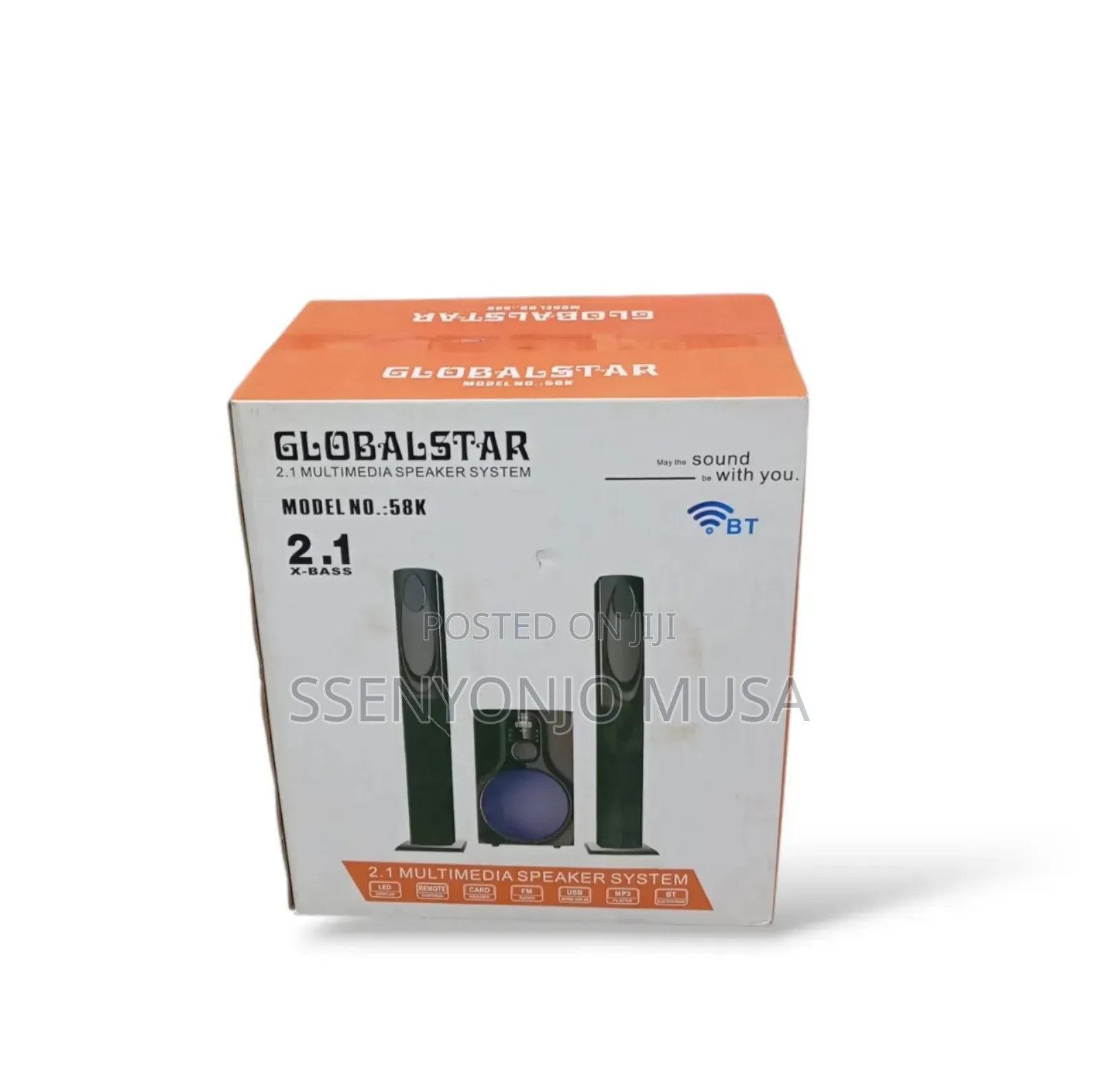 Globalstar 2.1ch Multimedia Speaker System - Led Light-