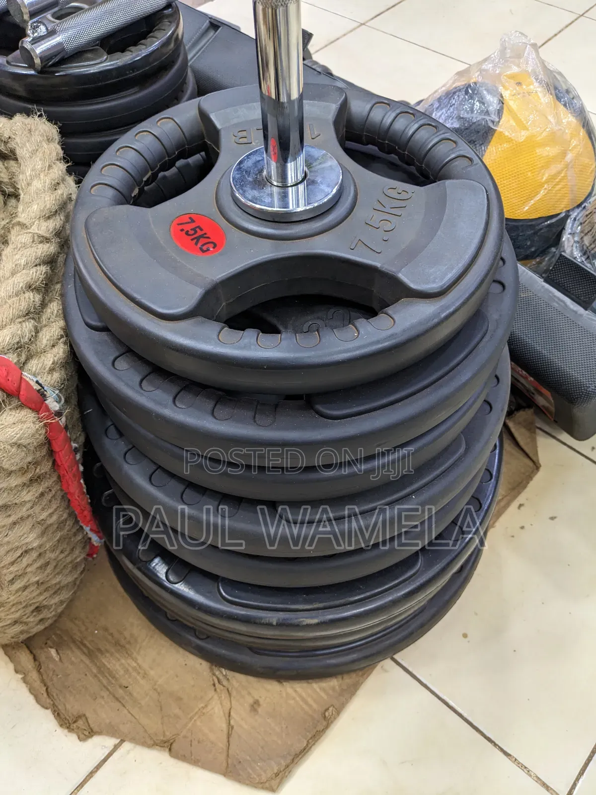 Home Gym Equipment, Spinning Bike, Medicine Ball,Barbell Plates,Tagrop