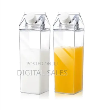 Transparent Milk Bottle Plastic Bottle Outdoor Drinking