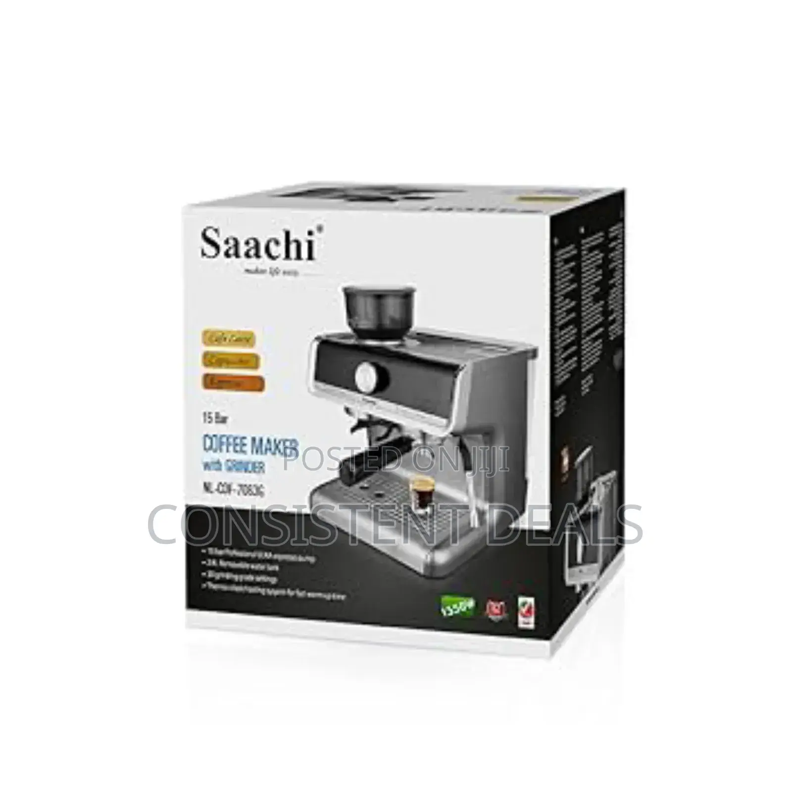 Saachi All in One Coffee Maker Grinder