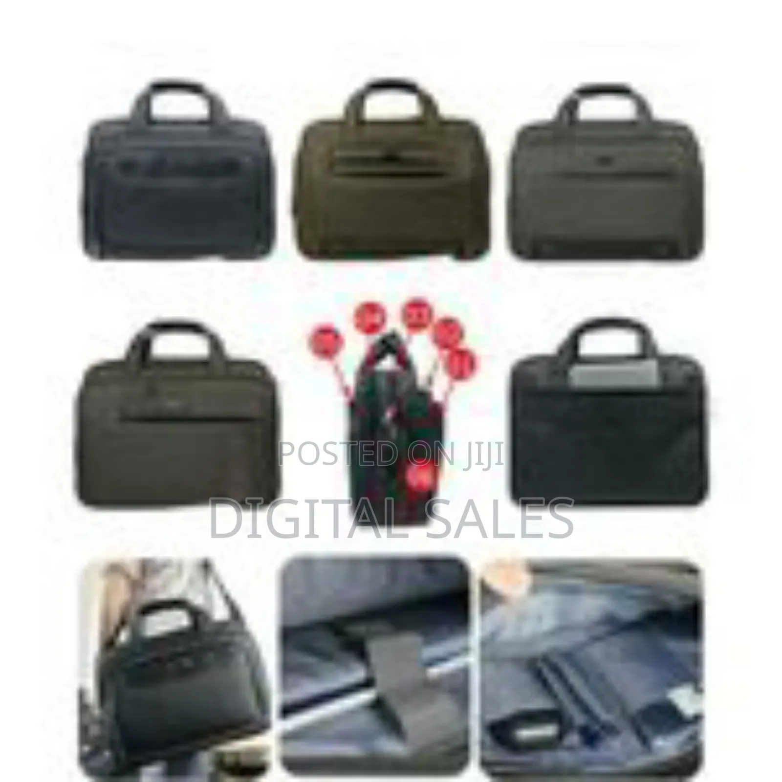 16 Inch, Laptop Briefcase Business Office Bag Water Resistant Durabl