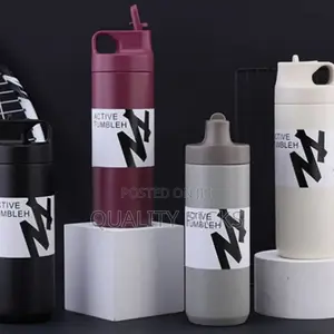 550ml Suction Nozzle Sports Kettle Stainless Steel Thermos Cup.