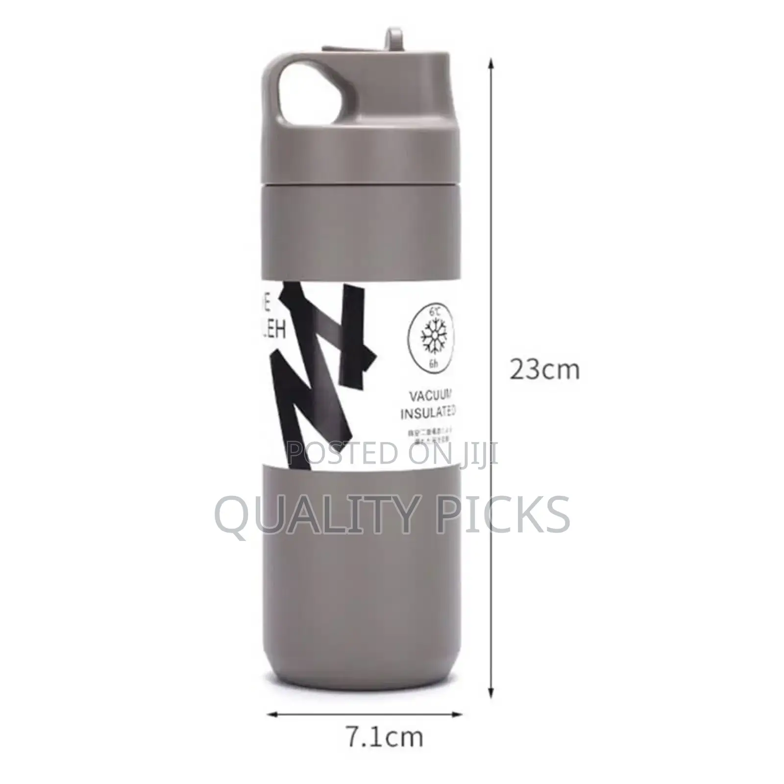 550ml Suction Nozzle Sports Kettle Stainless Steel Thermos Cup.