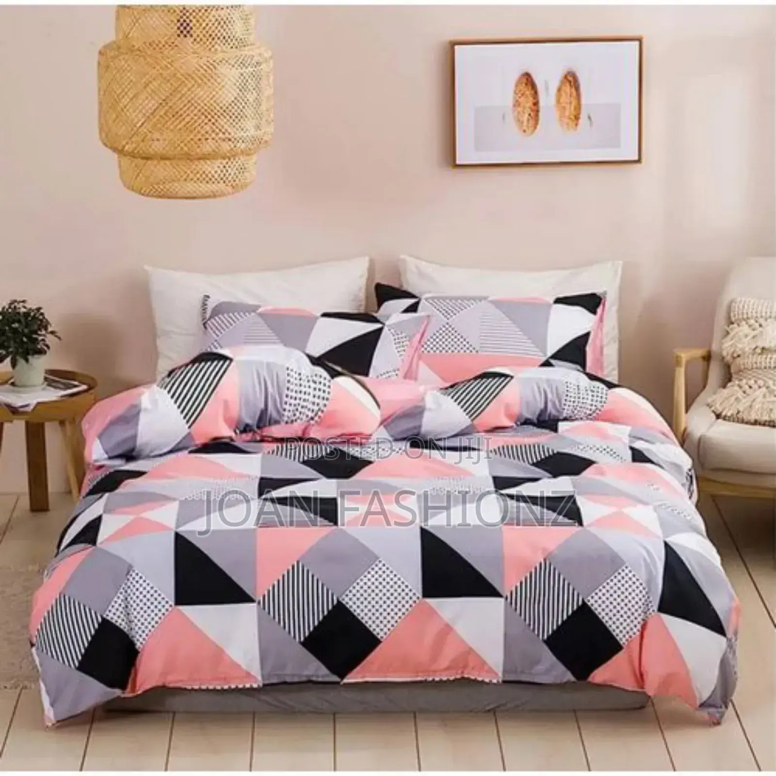 5*6 Duvet,1 Bed Sheet 2 Pillow Cases-Multi-Colours