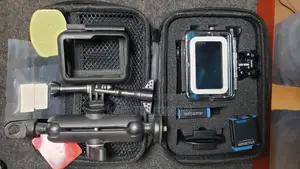 Gopro Hero 5 Black With 2 Batteries, Bike Attachment, and Case