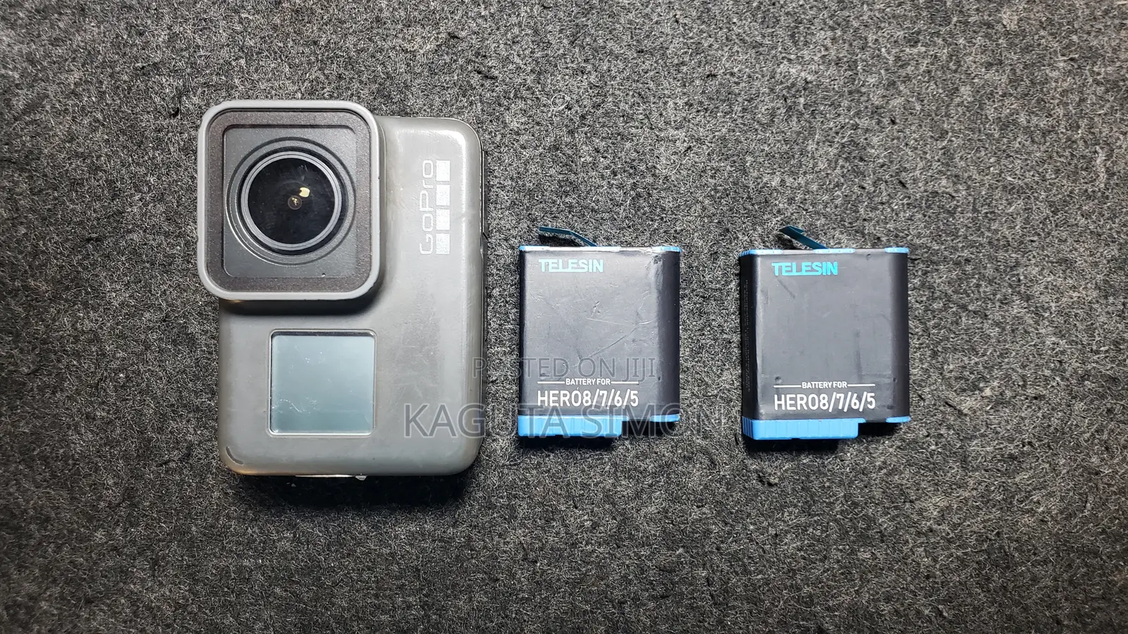 Gopro Hero 5 Black With 2 Batteries, Bike Attachment, and Case