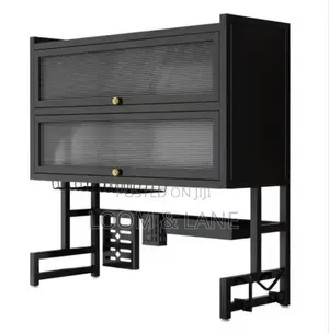 Dustproof Double Dish Cabinet Organiser Rack
