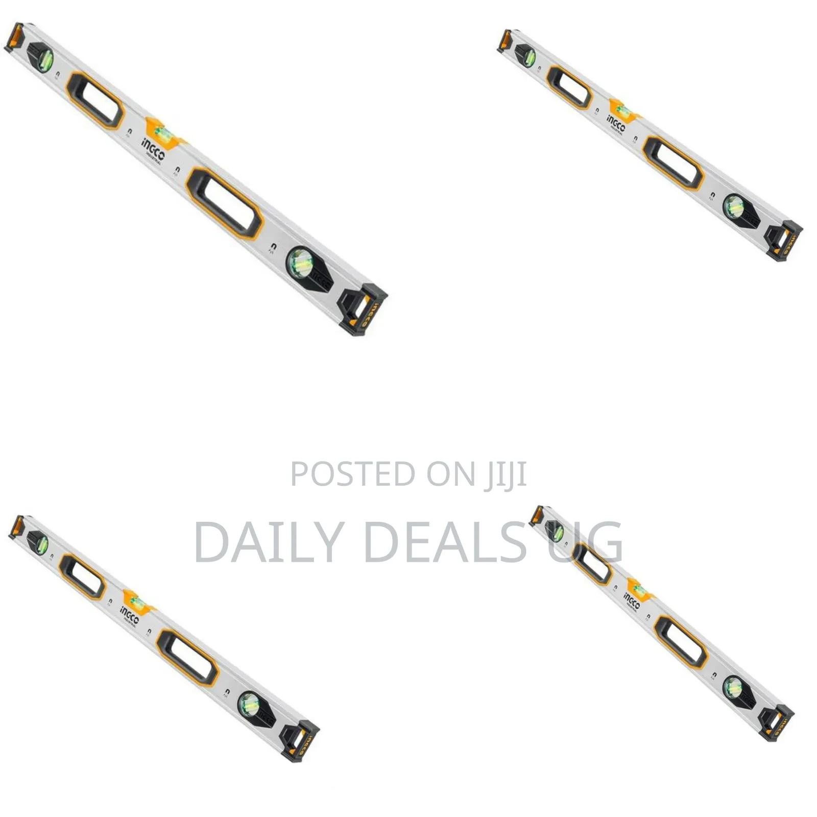 Ingco Hsl38080m -Spirit Level With Powerful Magnets -Orange