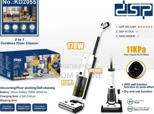 DSP 3in1 Rechargeable Heavy-Duty Dry and Wet Vacuum Cleaner