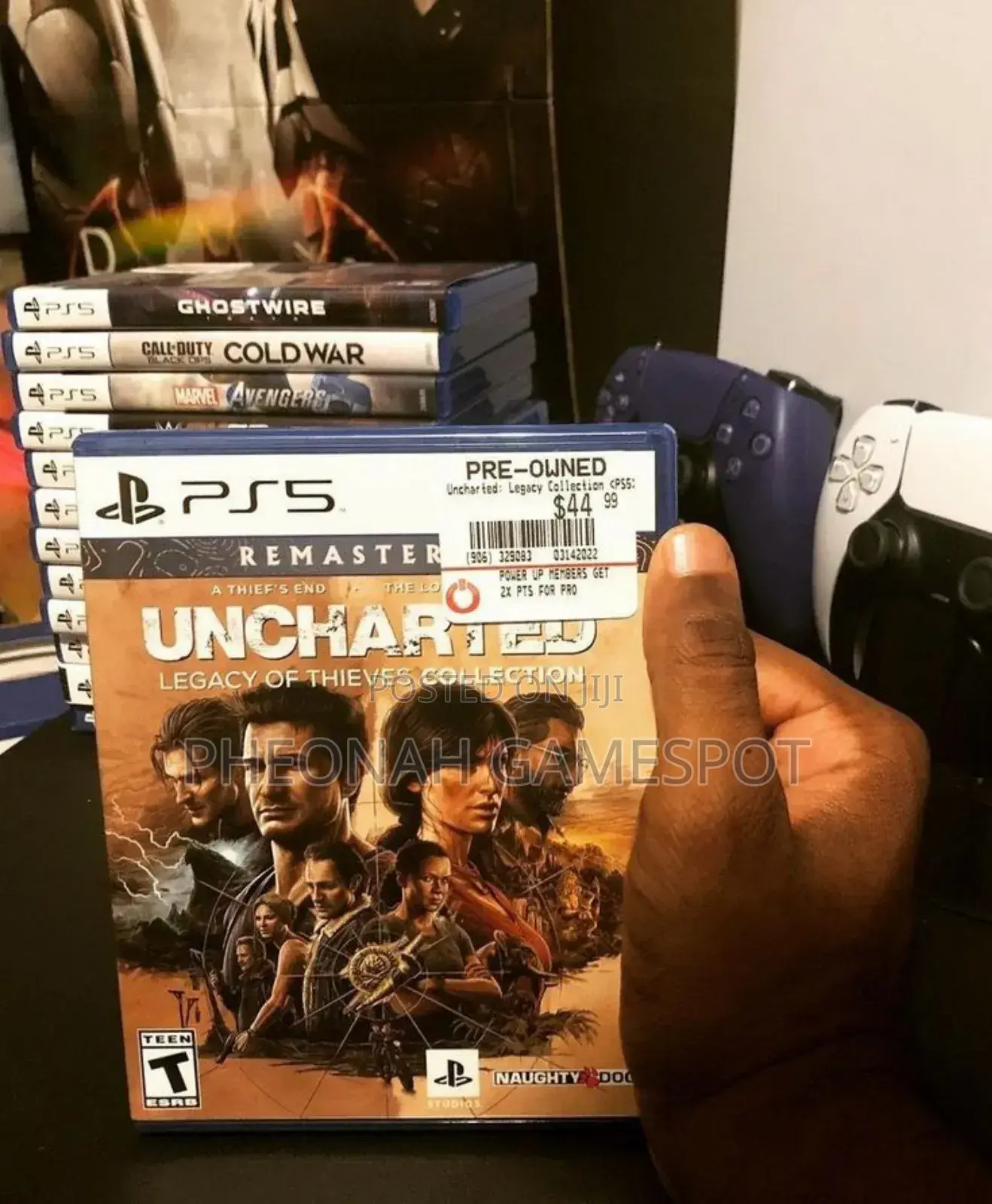 Uncharted Legacy Of Thieves Game Cd For Ps5