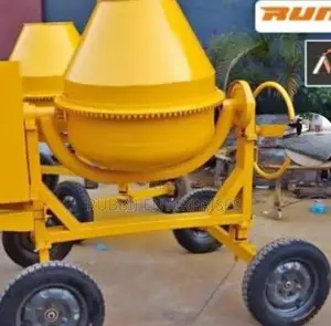 Concrete Mixer Half Bag With Engine