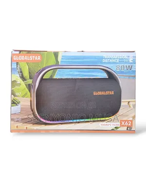 Globalstar X62 Portable Wireless Speaker – Bt 5.0, 4000mah Battery