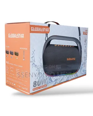 Globalstar X62 Portable Wireless Speaker – Bt 5.0, 4000mah Battery