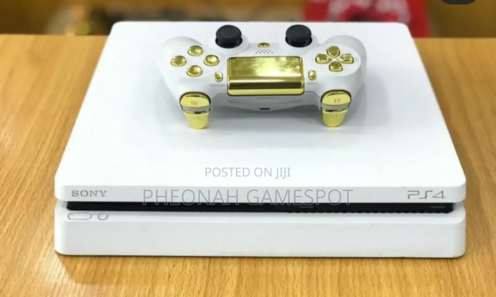 Playstation 4 Slim. White in Colour Neat and Clean