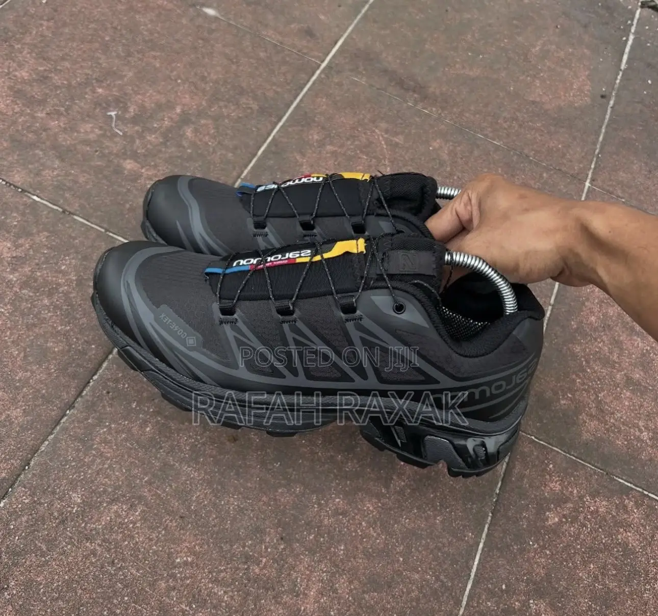 Men’S Black Salomon Xt-6 Ultimate Trail Running Shoes