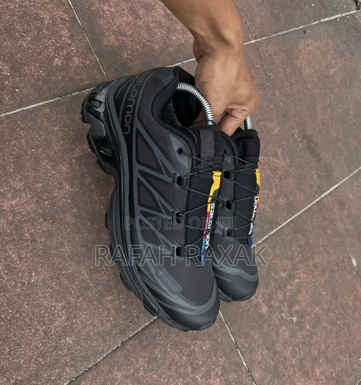 Men’S Black Salomon Xt-6 Ultimate Trail Running Shoes