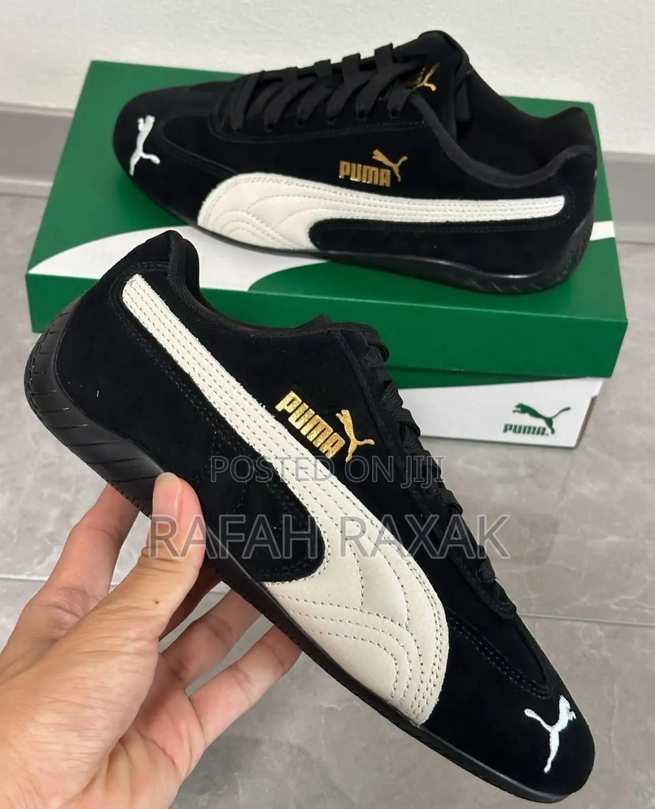 Original Black/White Suede Puma Speedcat Og Sneakers