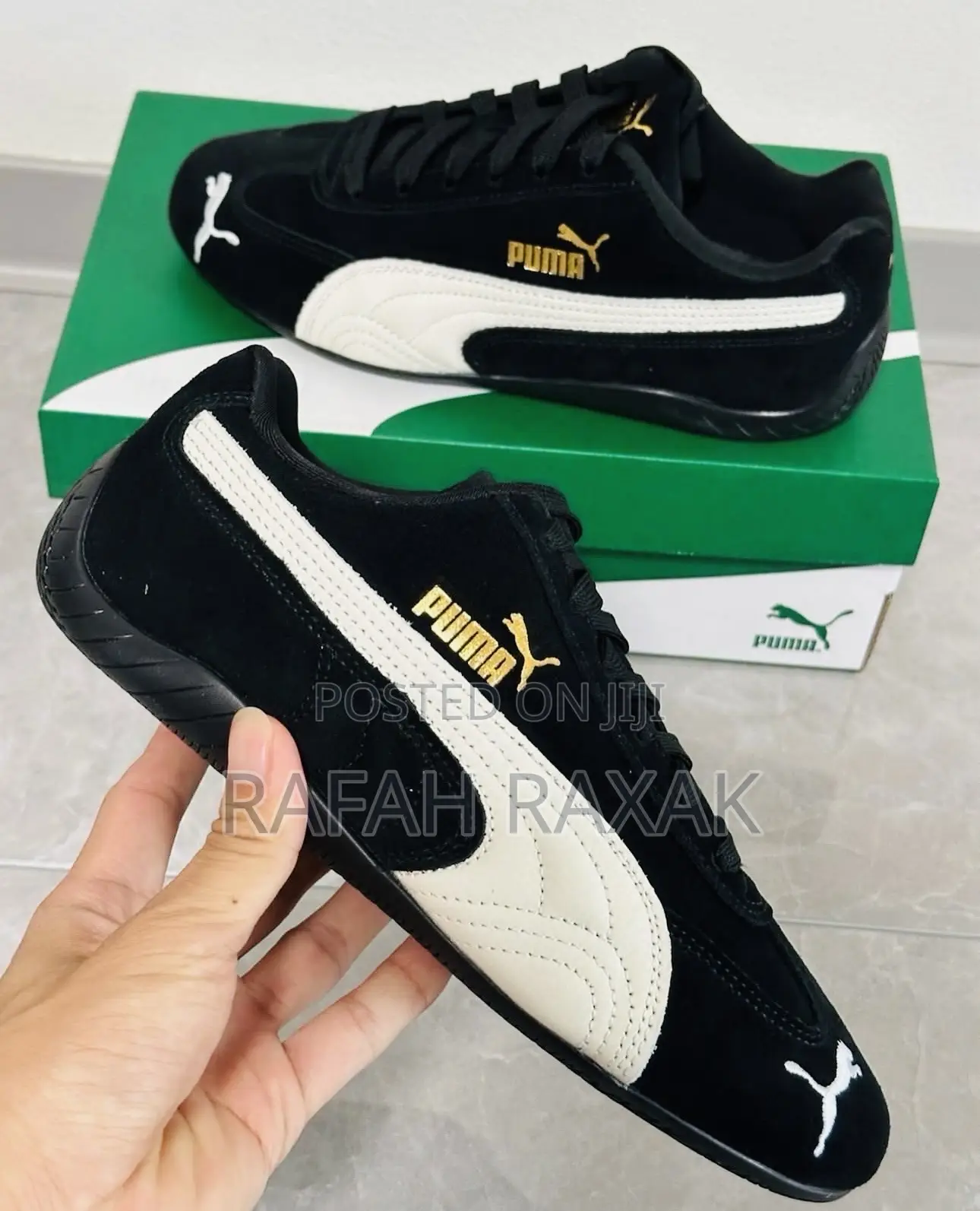 Original Black/White Suede Puma Speedcat Og Sneakers